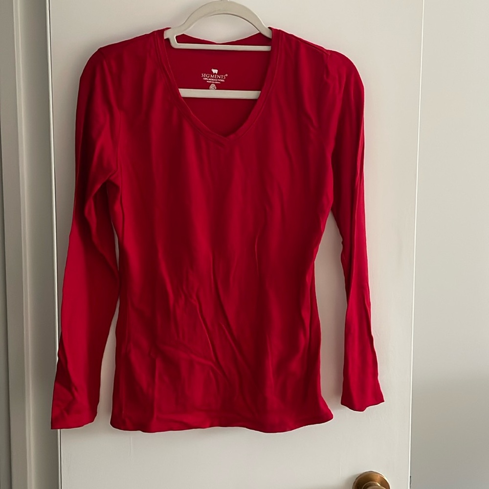 Bright Red Long Sleeve